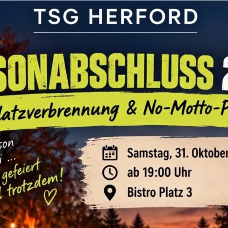 Saisonabschlussparty 2026.